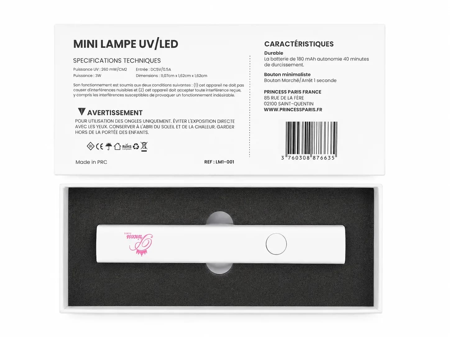 Mini lampe UV